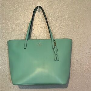 Kate spade teal colored tote
